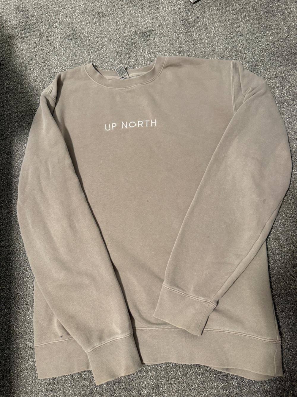 Up North Women's Crewneck Sweatshirt in Taupe